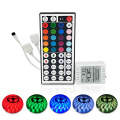 Amazon popular 10 meters IP65 12V low voltage 5050RGB light with 44 key infrared controller LED set